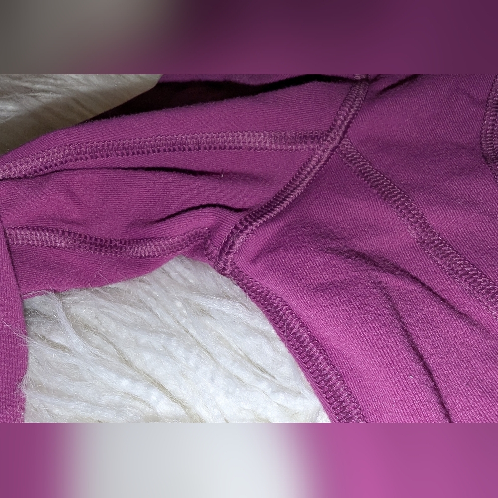 Lululemon Stride Hooded Jacket Berry Size 4 Womens - Picture 5 of 9